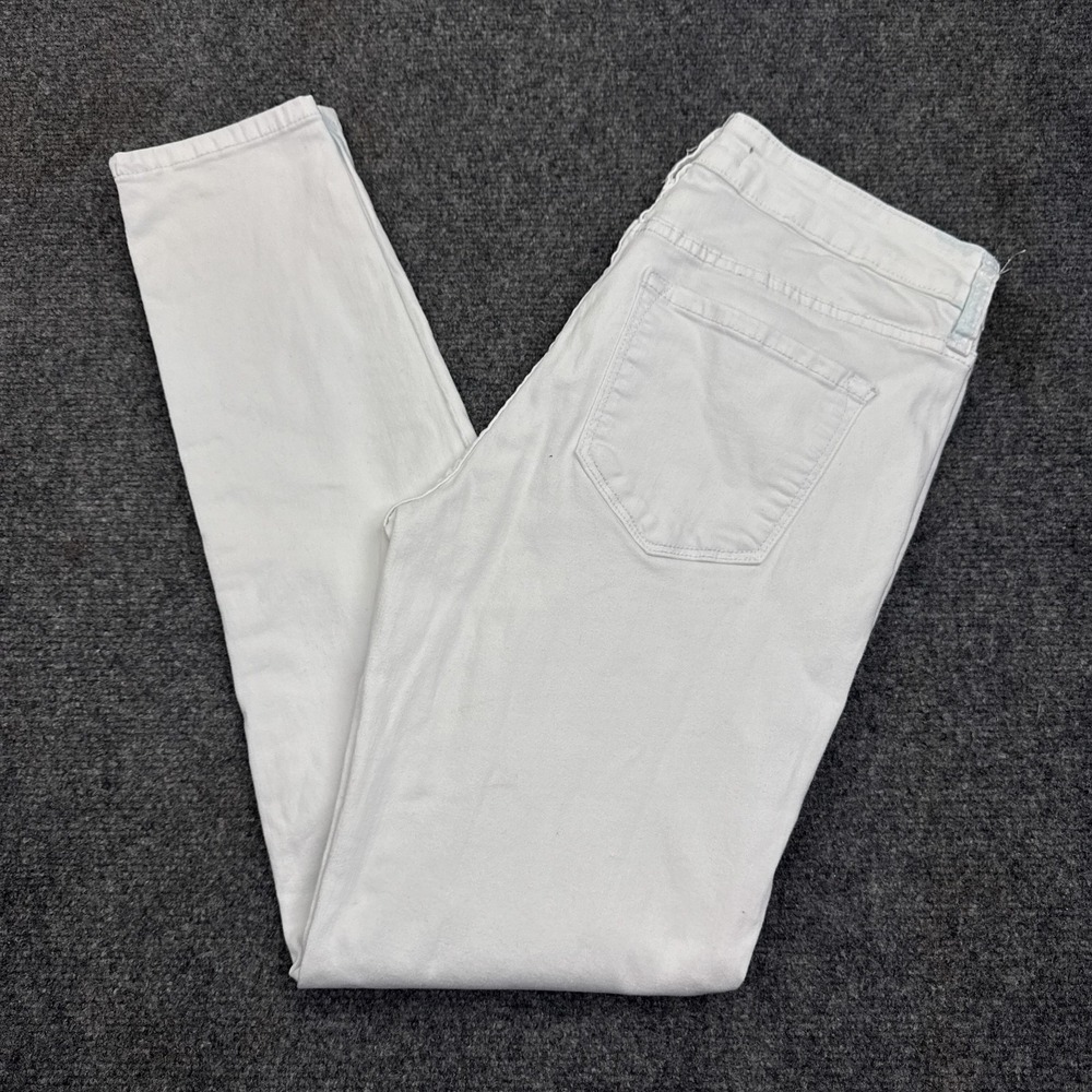 KAN CAN Jeans‎ Womens 9 Mid Rise Skinny White Denim Stretch